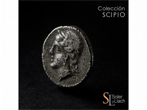 REPÚBLICA ROMANA. Denario. Acuñada el 90 a.C. GUERRA SOCIAL.