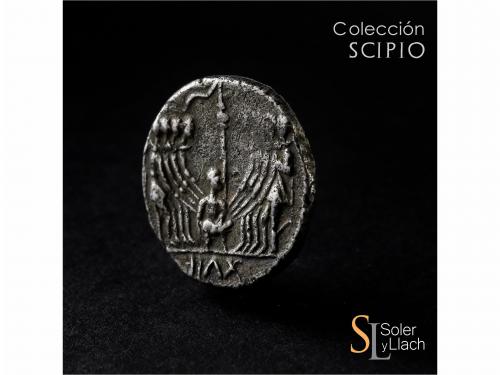 REPÚBLICA ROMANA. Denario. Acuñada el 90 a.C. GUERRA SOCIAL.