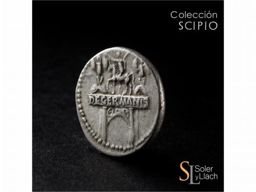 IMPERIO ROMANO. Denario. Acuñada el 41-42 d.C. NERÓN CLAUDIO