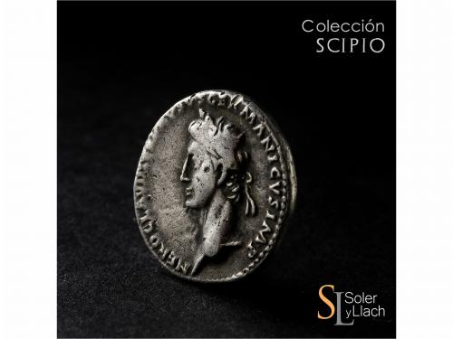 IMPERIO ROMANO. Denario. Acuñada el 41-42 d.C. NERÓN CLAUDIO