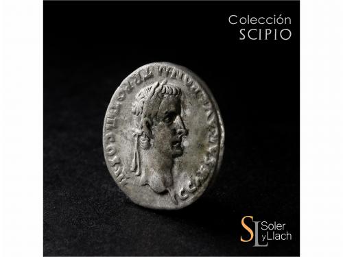 IMPERIO ROMANO. Denario. Acuñada el 40 d.C. CALÍGULA. Anv.: 