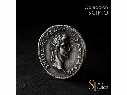 IMPERIO ROMANO. Denario. Acuñada el 37 d.C. CALÍGULA y AUGUS