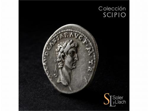 IMPERIO ROMANO. Denario. Acuñada el 41-42 d.C. CLAUDIO. Anv.