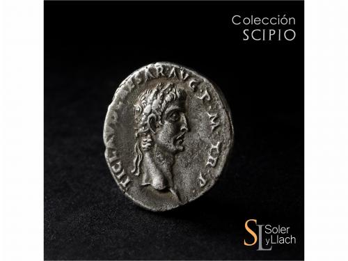 IMPERIO ROMANO. Denario. Acuñada el 41-42 d.C. CLAUDIO. Anv.