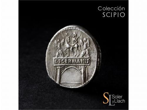 IMPERIO ROMANO. Denario. Acuñada el 41-42 d.C. CLAUDIO. Anv.