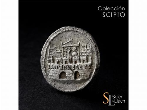 IMPERIO ROMANO. Denario. Acuñada el 41-42 d.C. CLAUDIO. Anv.