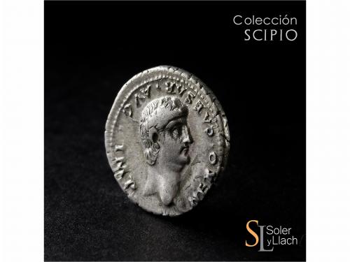 IMPERIO ROMANO. Denario. Acuñada el 60-61 d.C. NERÓN. Anv.: 