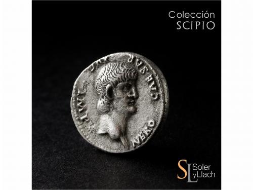 IMPERIO ROMANO. Denario. Acuñada el 61-62 d.C. NERÓN. Anv.: 