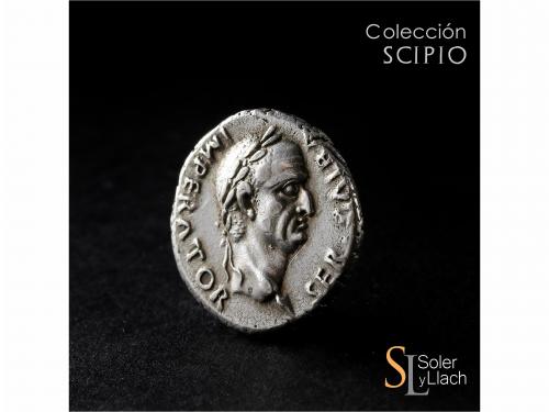 IMPERIO ROMANO. Denario. Acuñada el 68 d.C. GALBA. TARRACO. 