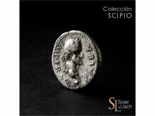 IMPERIO ROMANO. Denario. Acuñada el 68-69 d.C. GALBA. TARRAC