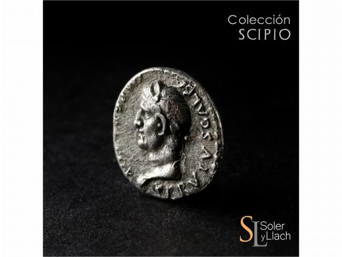 IMPERIO ROMANO. Denario. Acuñada el 68 d.C. GALBA. TARRACO. 