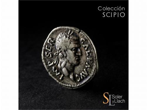 IMPERIO ROMANO. Denario. Acuñada el 68-69 d.C. GALBA. Anv.: 