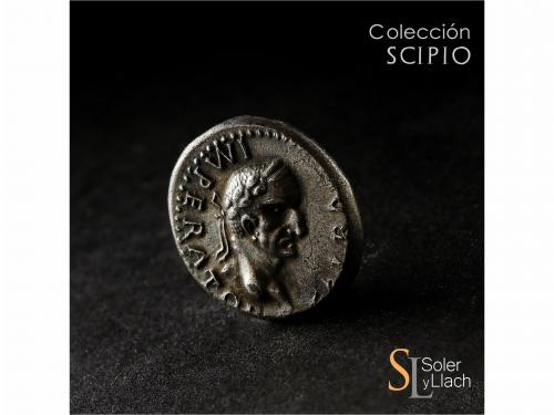 IMPERIO ROMANO. Denario. Acuñada el 68 d.C. GALBA. TARRACO. 