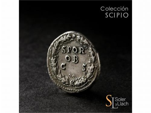 IMPERIO ROMANO. Denario. Acuñada el 68-69 d.C. GALBA. Anv.: 