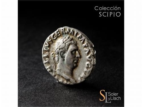 IMPERIO ROMANO. Denario. Acuñada el 69 d.C. VITELIO. Anv.: A