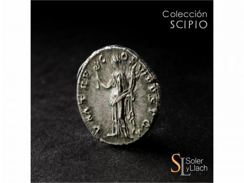 IMPERIO ROMANO. Denario. Acuñada el 114-117 d.C. TRAJANO. An