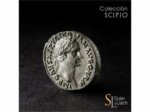 IMPERIO ROMANO. Denario. Acuñada el 98-99 d.C. TRAJANO. Anv.