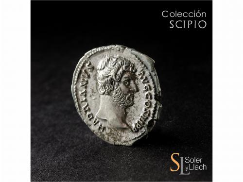 IMPERIO ROMANO. Denario. Acuñada el 134-138 d.C. ADRIANO. An