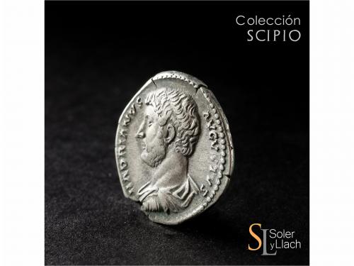 IMPERIO ROMANO. Denario. Acuñada el 132-134 d.C. ADRIANO. An