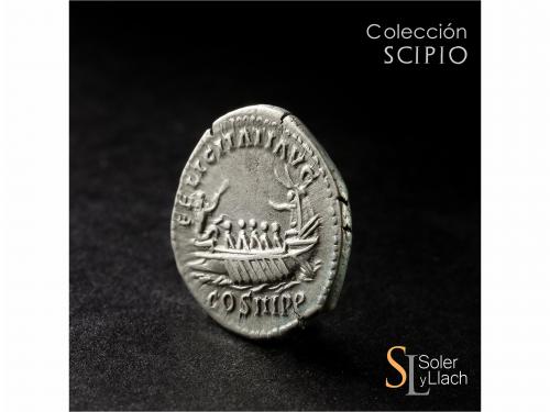 IMPERIO ROMANO. Denario. Acuñada el 132-134 d.C. ADRIANO. An