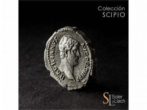 IMPERIO ROMANO. Denario. Acuñada el 132-134 d.C. ADRIANO. An