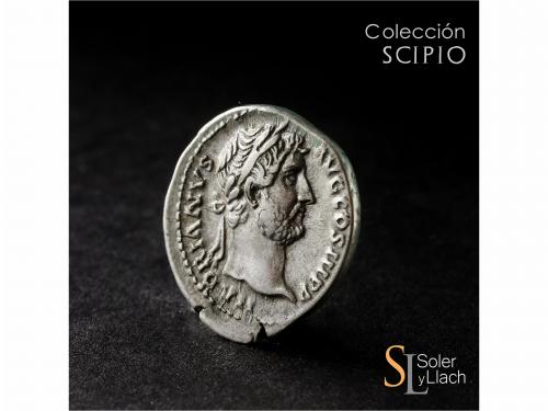 IMPERIO ROMANO. Denario. Acuñada el 134-138 d.C. ADRIANO. An