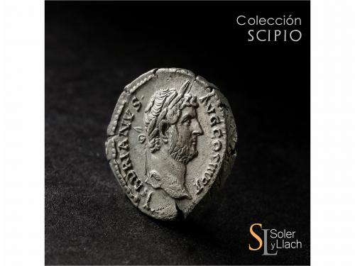 IMPERIO ROMANO. Denario. Acuñada el 134-138 d.C. ADRIANO. An