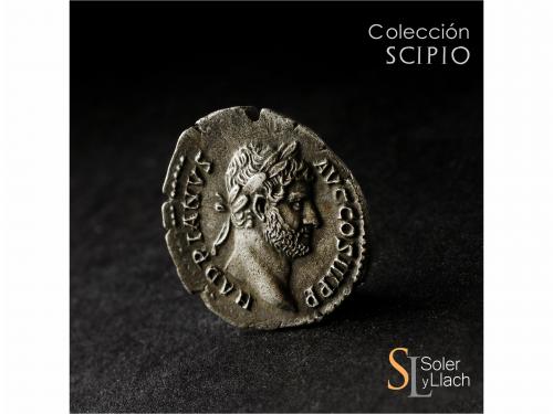 IMPERIO ROMANO. Denario. Acuñada el 134-138 d.C. ADRIANO. An