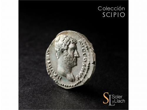 IMPERIO ROMANO. Denario. Acuñada el 134-138 d.C. ADRIANO. An