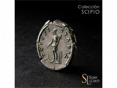 IMPERIO ROMANO. Denario. Acuñada el 134-138 d.C. ADRIANO. An