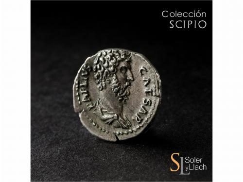 IMPERIO ROMANO. Denario. Acuñada el 137 d.C. AELIO. Anv.: L.