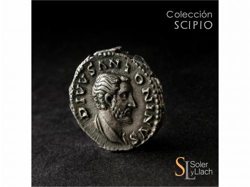 IMPERIO ROMANO. Denario. Acuñada el 161-180 d.C. ANTONINO PÍ