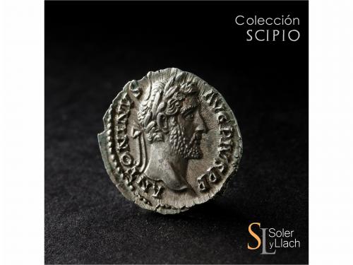 IMPERIO ROMANO. Denario. Acuñada el 145-161 d.C. ANTONINO PÍ