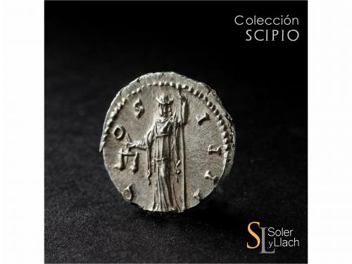 IMPERIO ROMANO. Denario. Acuñada el 145-161 d.C. ANTONINO PÍ