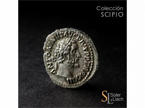 IMPERIO ROMANO. Denario. Acuñada el 159-160 d.C. ANTONINO PÍ