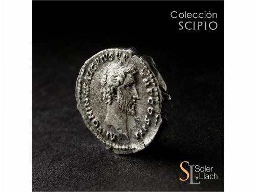 IMPERIO ROMANO. Denario. Acuñada el 140 d.C. ANTONINO PÍO y 