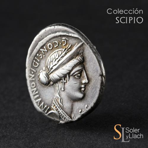 REPÚBLICA ROMANA. Denario. 57 a.C. CONSIDIA. C. Considius N