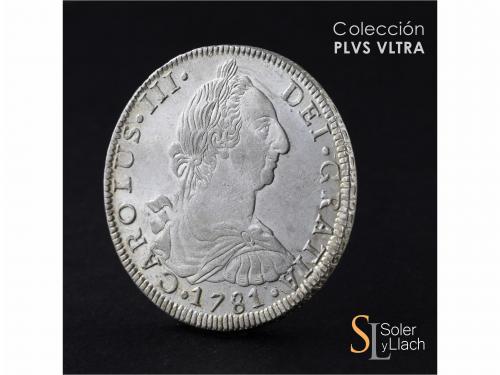 CARLOS III. 8 Reales. 1781. POTOSÍ. P.R. 26,73 grs. Pleno br