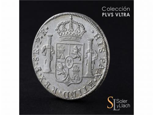 CARLOS III. 8 Reales. 1781. POTOSÍ. P.R. 26,73 grs. Pleno br