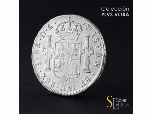 CARLOS III. 8 Reales. 1776/5. SANTIAGO. D.A. 26,92 grs. Acuñ