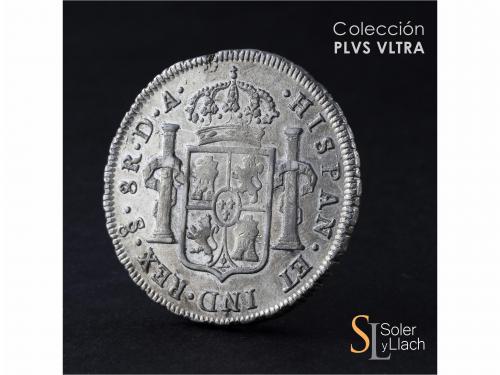 CARLOS III. 8 Reales. 1784. SANTIAGO. D.A. 26,9 grs. S grand