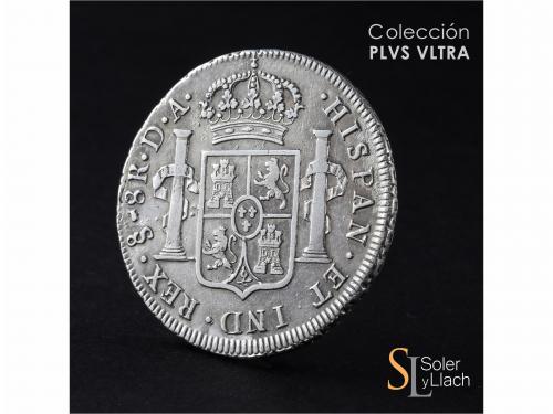 CARLOS III. 8 Reales. 1786. SANTIAGO. D.A. 26,78 grs. Leves 