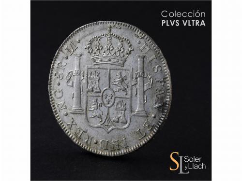 CARLOS IV. 8 Reales. 1795. GUATEMALA. M. 27,03 grs. Levísimo