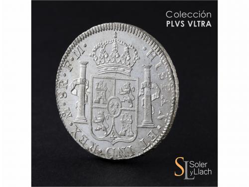 CARLOS IV. 8 Reales. 1792. MÉXICO. F.M. 26,94 grs. Pleno bri