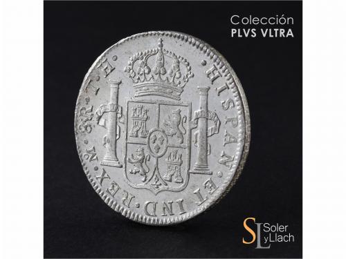 CARLOS IV. 8 Reales. 1808/7. MÉXICO. T.H. 27,01 grs. Pleno b