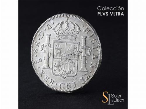 CARLOS IV. 8 Reales. 1794. SANTIAGO. D.A. 26,85 grs. Acuñaci