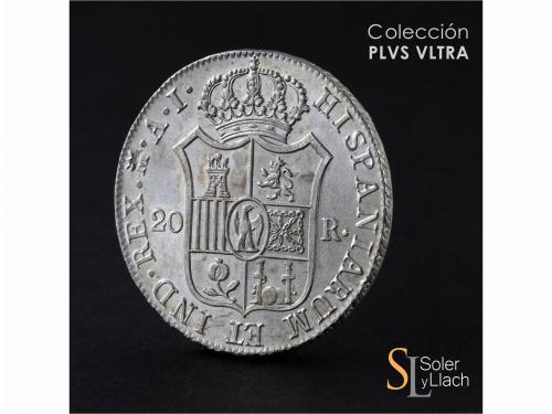 JOSÉ NAPOLEÓN. 20 Reales. 1811. MADRID. A.I. 27,2 grs. Águil