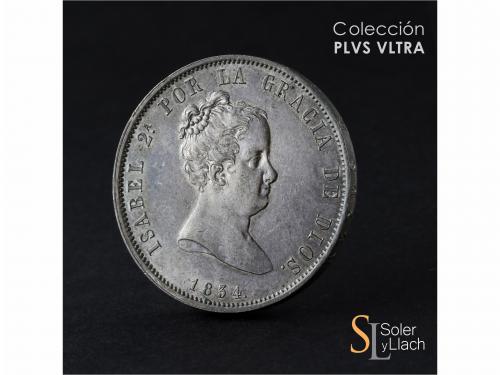 ISABEL II. 20 Reales. 1834. MADRID. D.G. 27 grs. Departament