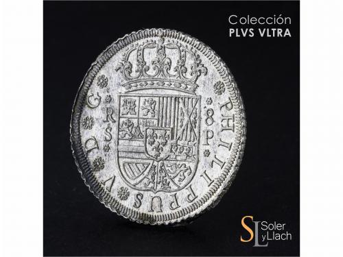 FELIPE V. 8 Reales. 1728. SEVILLA. P. 26,95 grs. Pleno brill