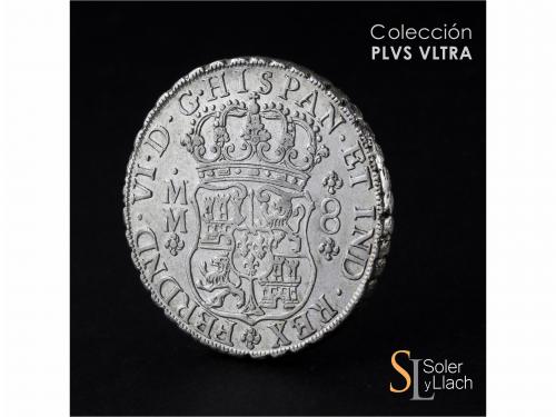 FERNANDO VI. 8 Reales. 1759. MÉXICO. M.M. 27,04 grs. Columna